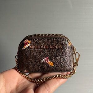 Michael Kors Brown Coin Pouch